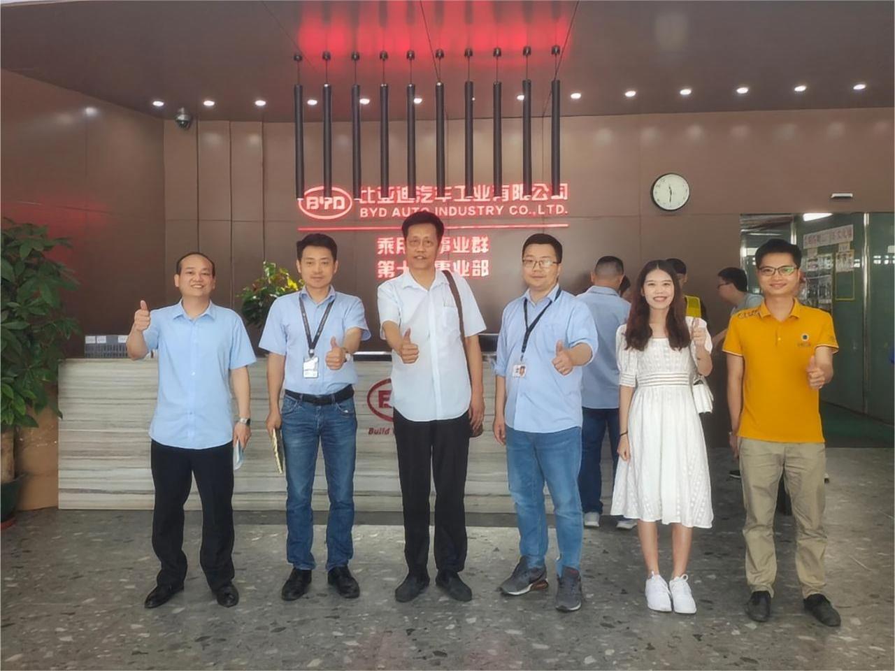 实力引领，校企共筑——深德技工学校走访调研比亚迪